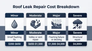 Roof Leak Repair Cost in Franklin TN