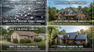 asphalt shingle roofing types