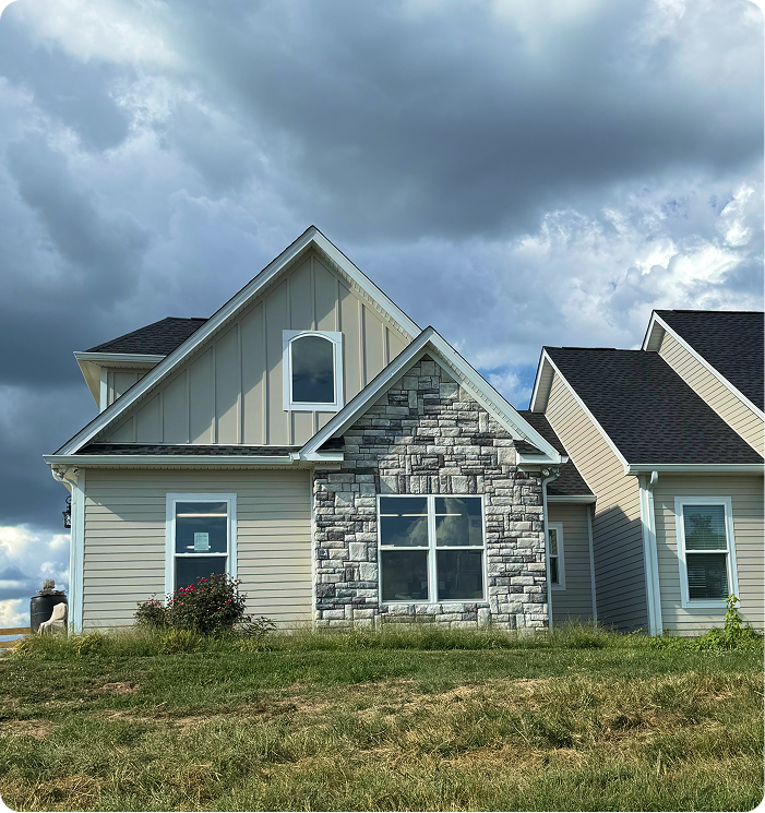 House with roof