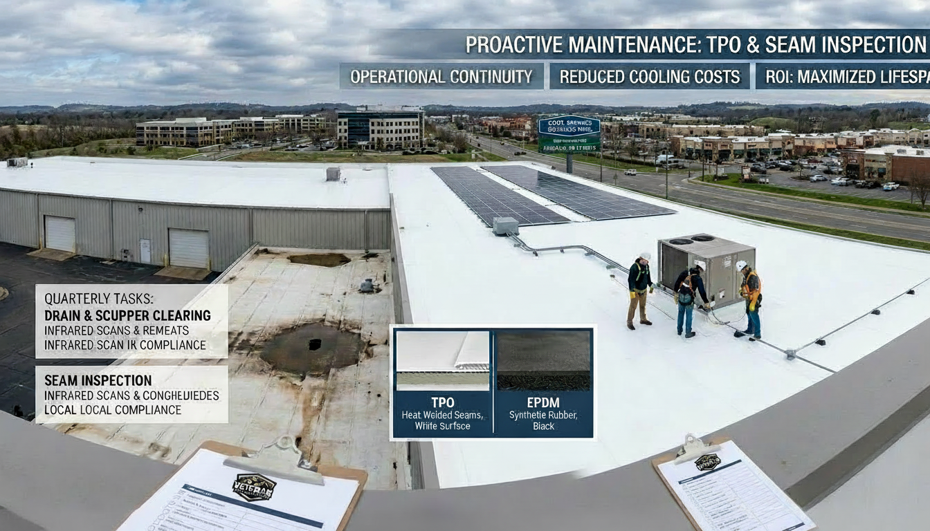 Commercial Flat Roof Repair