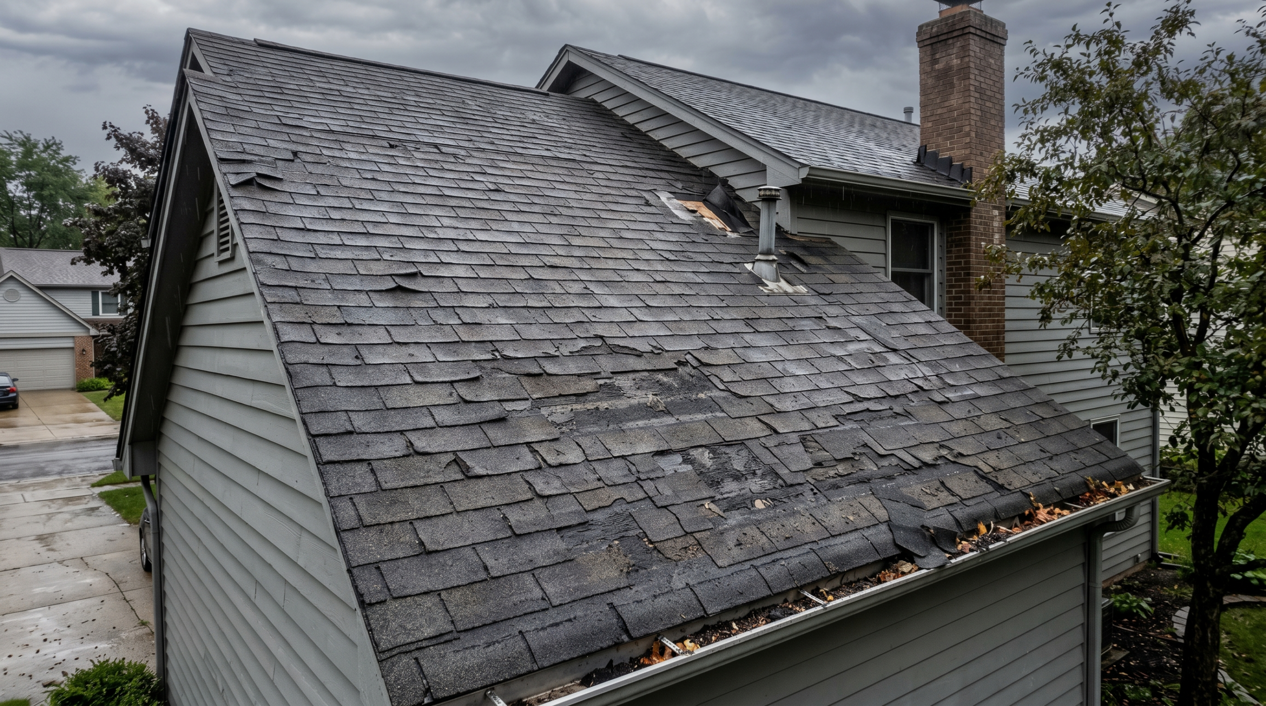 storm damage roof replacement
