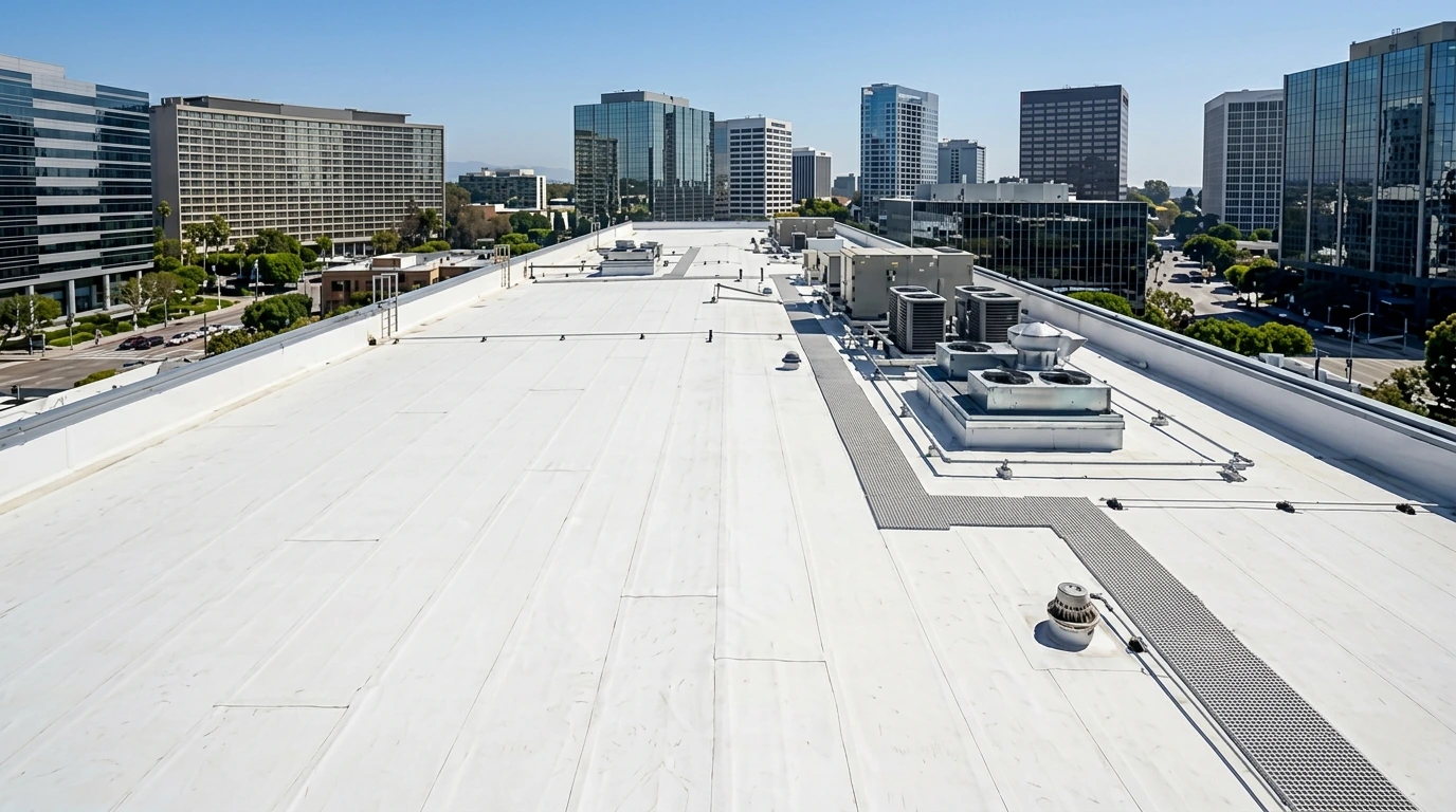 Commercial PVC Roofing in Brentwood