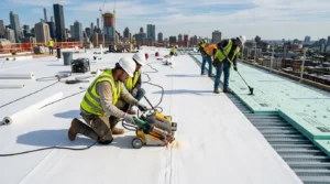 Commercial PVC Roofing in Brentwood