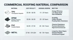commercial roofing types